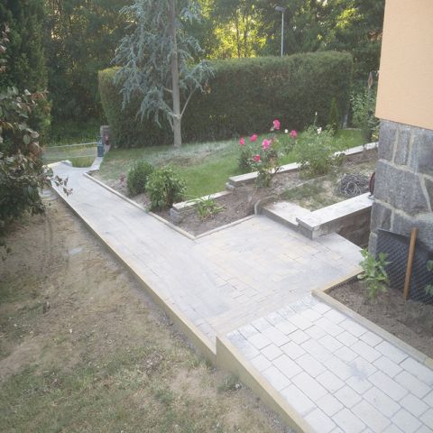 Pflasterarbeiten nachher